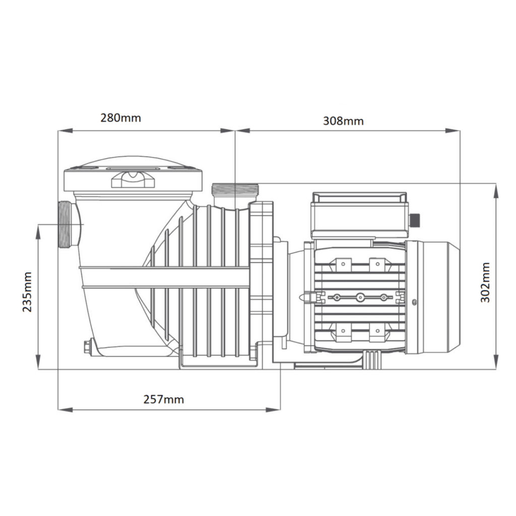 Hy Clor 2 Speed Pool Pump Hyclor