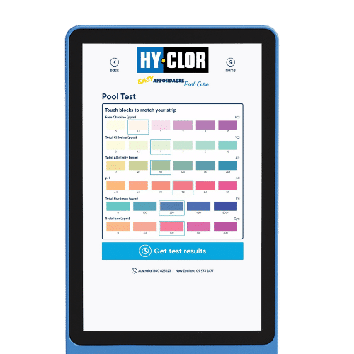 View your water chemistry summary