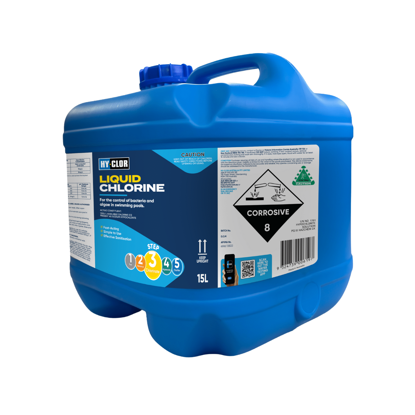 HY-CLOR LIQUID CHLORINE – CHLORINE EXCHANGE