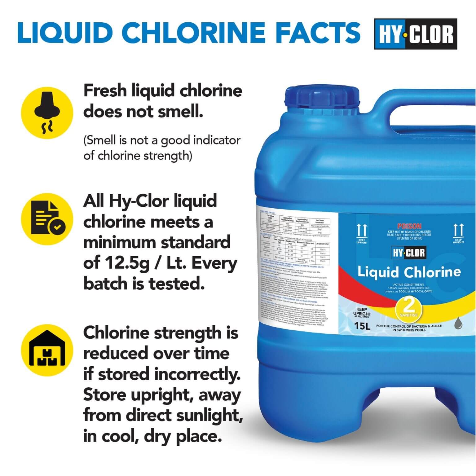 HY-CLOR LIQUID CHLORINE - CHLORINE EXCHANGE - Hyclor