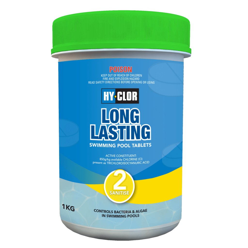 HYCLOR LONG LASTING POOL CHLORINE TABLETS Hyclor