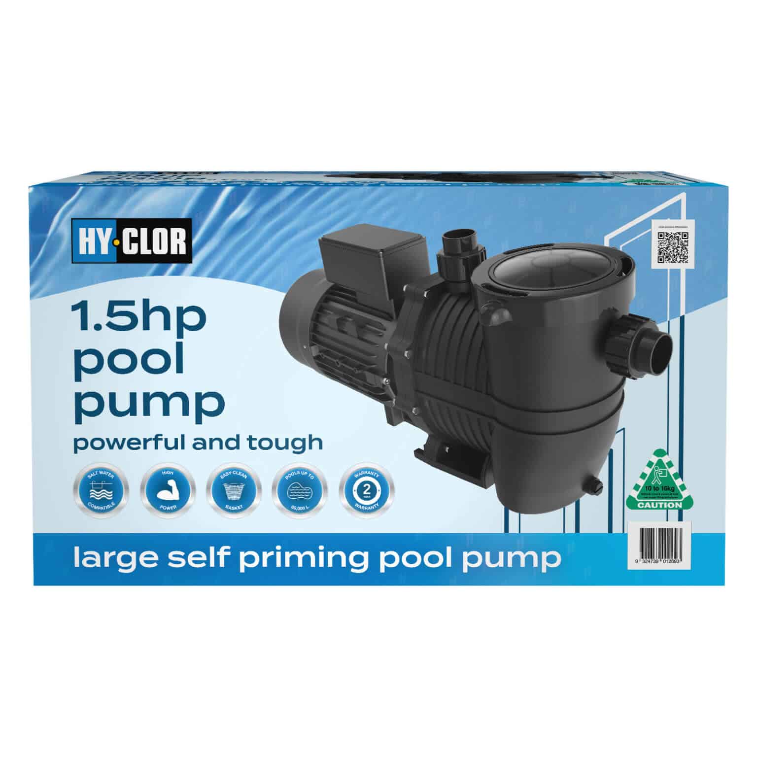 Hy clor 1 5hp pool pump hyclor